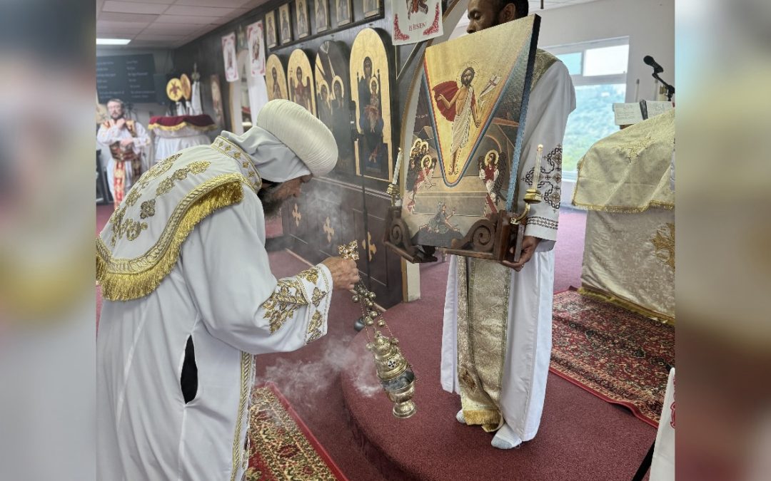 Christ Is Risen! Truly He Is Risen! His Eminence Metropolitan Serapion celebrates the Divine Liturgy at St. Basil American Coptic Orthodox Church!