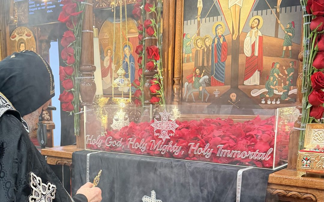 His Eminence Metropolitan Serapion Celebrates The Great Friday of The Holy Pascha at St. Abanoub & St. Anthony Church&nbsp;