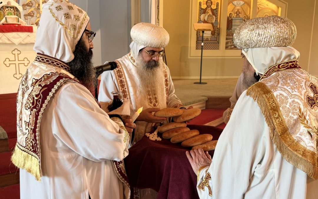 Celebrating the Divine Liturgy of the 2nd Sunday of the blessed Pentecost at St. Mark Church in Honolulu, Hawaii