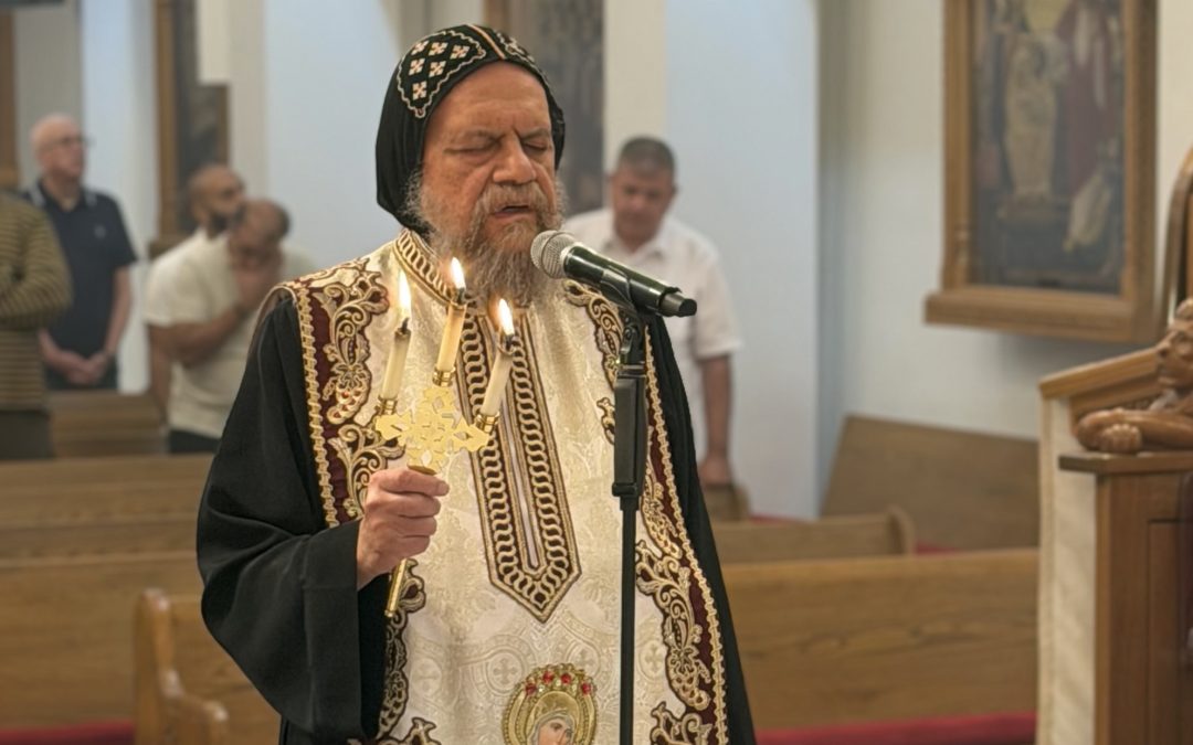 His Eminence Metropolitan Serapion Celebrates the Offering of Evening Incense for the Feast of Transfiguration at St. Mark Coptic Orthodox Church
